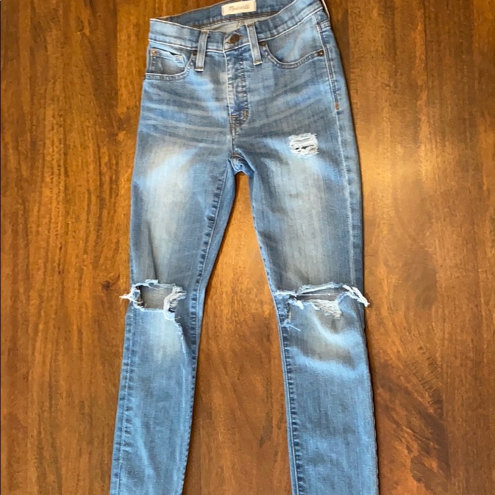 Madewell High rise skinny jeans